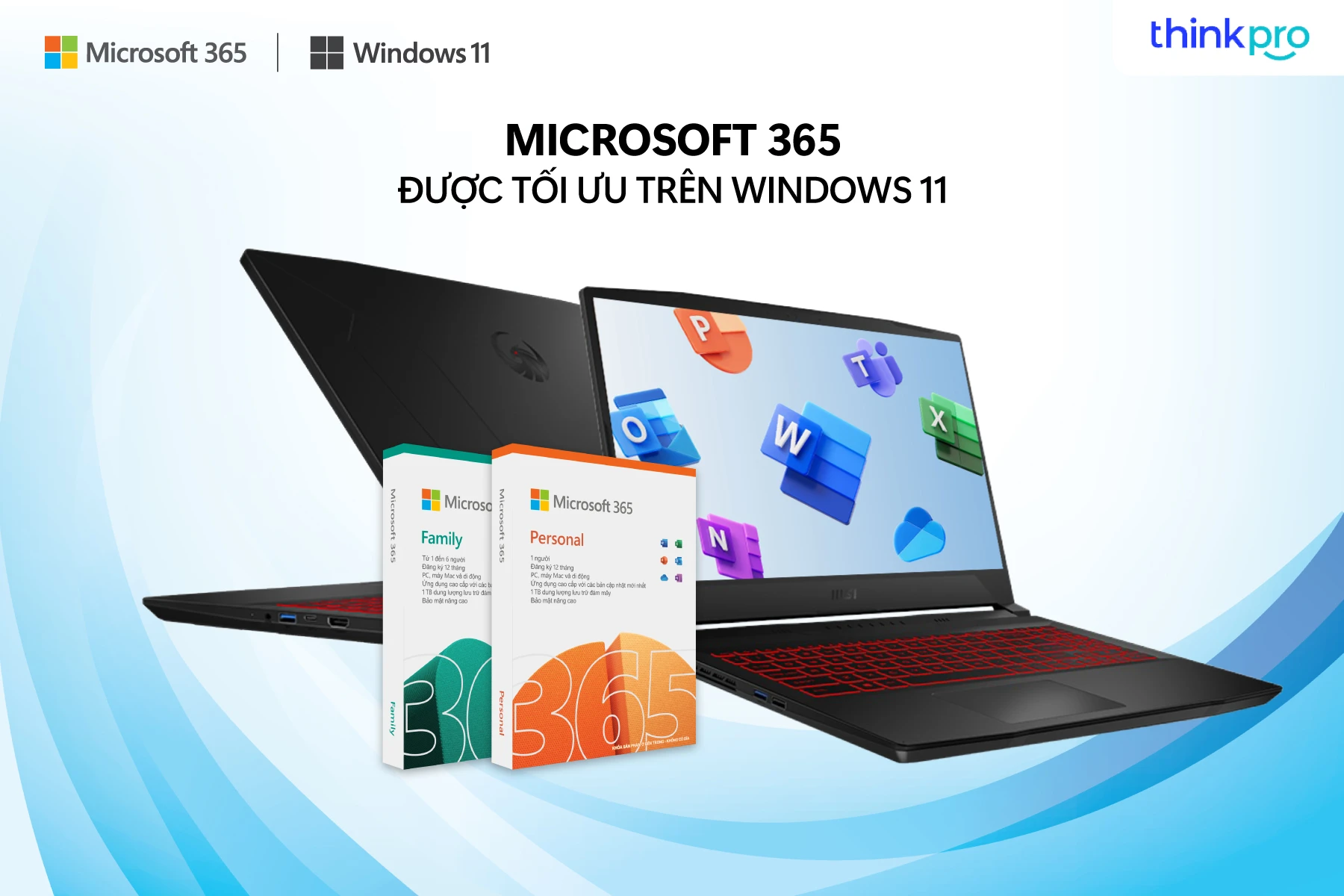 Microsoft 365 được tối ưu trên Windows 11