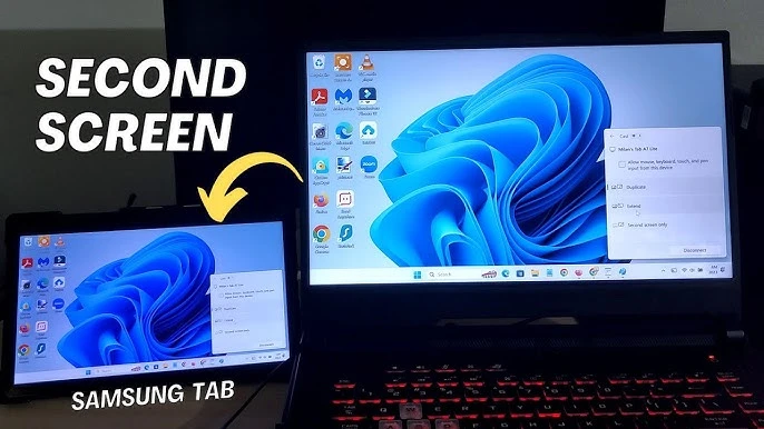 Galaxy Tab S10 Thành Màn Hình Phụ Cho Máy Tính