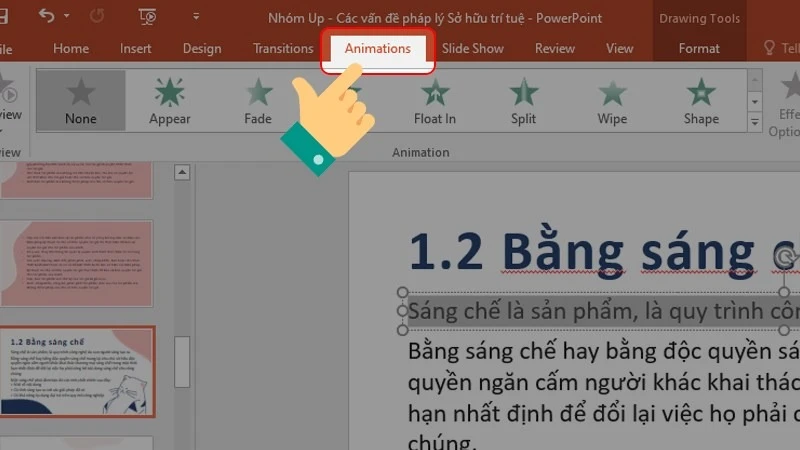 Thêm hiệu ứng animation vào PowerPoint cực đơn giản