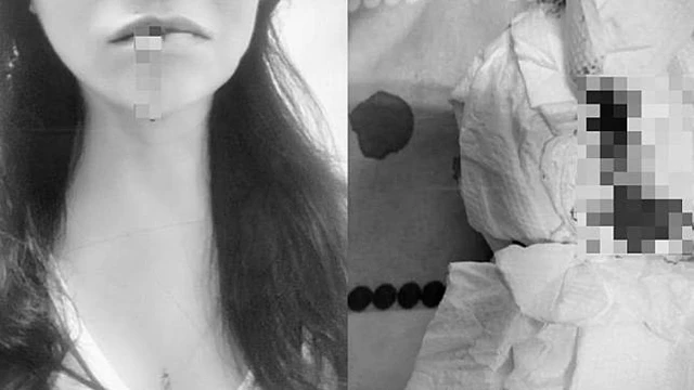 The woman coughed up blood because of a familiar item in the bathroom every day