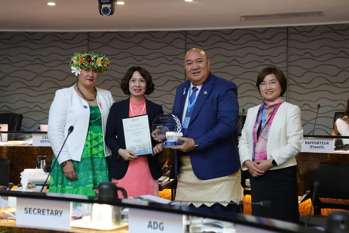WHO praised Vietnam for eliminating a 70 -year disease