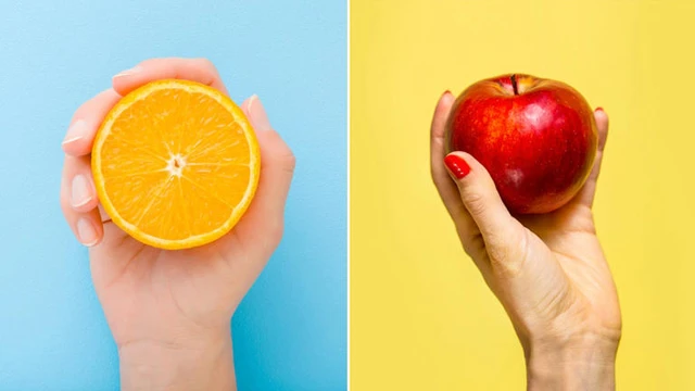 Apples and oranges, what kind of fruit is better for health?
