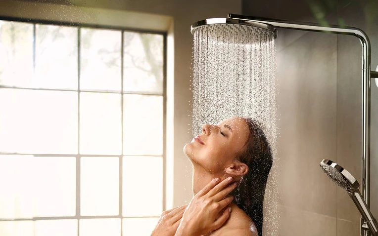 The bathroom has a "disease -sick" object but everyone is carefree on people daily, having skin care is prone to acne.