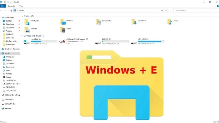 Sử dụng File Explorer sao lưu thủ công