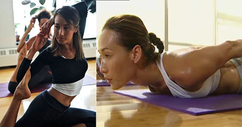 Maggie Q is vegetarian to keep the slender physique
