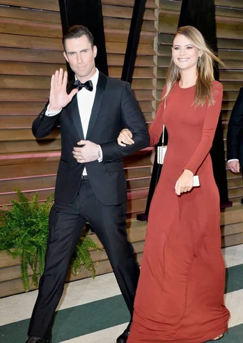 Behati Prinsloo Practice Yoga with Adam Levine every day