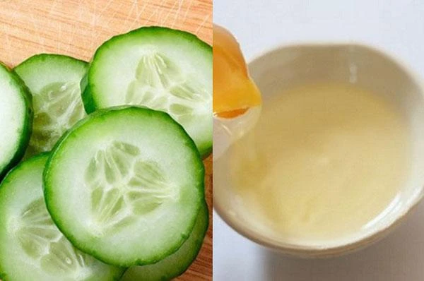 Beauty tips with cucumbers