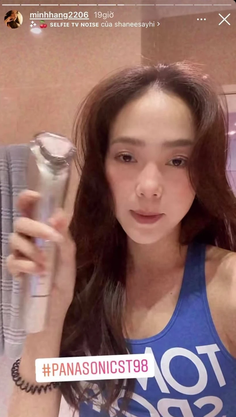 Minh Hang has up to 3 beauty dishes to help smooth skin, prevent aging and wrinkles thoroughly