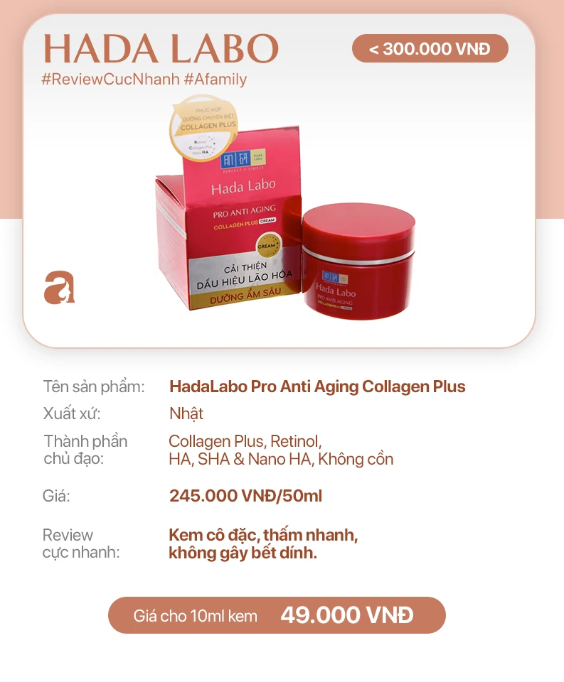 Review extremely fast 10 bottles of anti -aging cream priced below 700k for girls over 25 years old