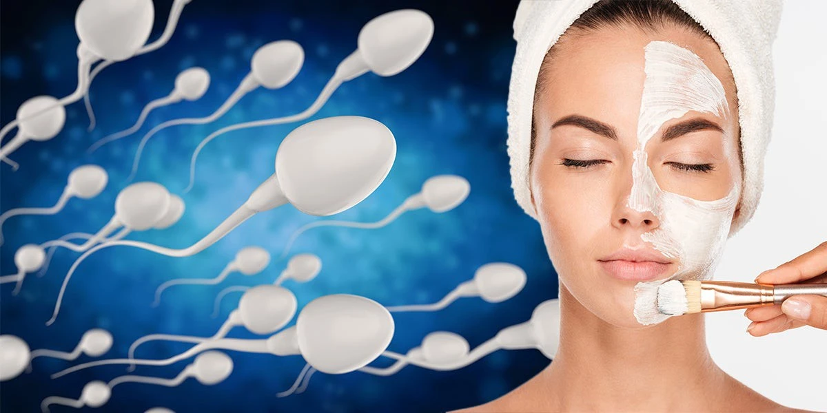 Experts declare: Want beautiful young skin, please apply a mask ... sperm!?