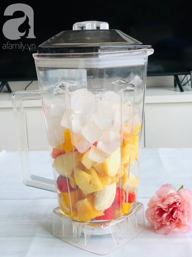 My skin is smooth and smooth, only by drinking 1 glass of fruit smoothie every day