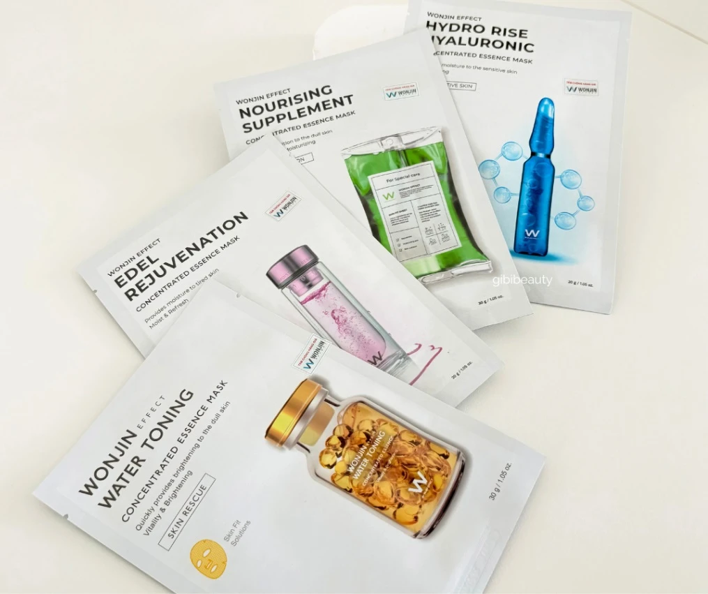 Skin is shiny, smooth when you have all these 3 types of masks in the nursing cycle