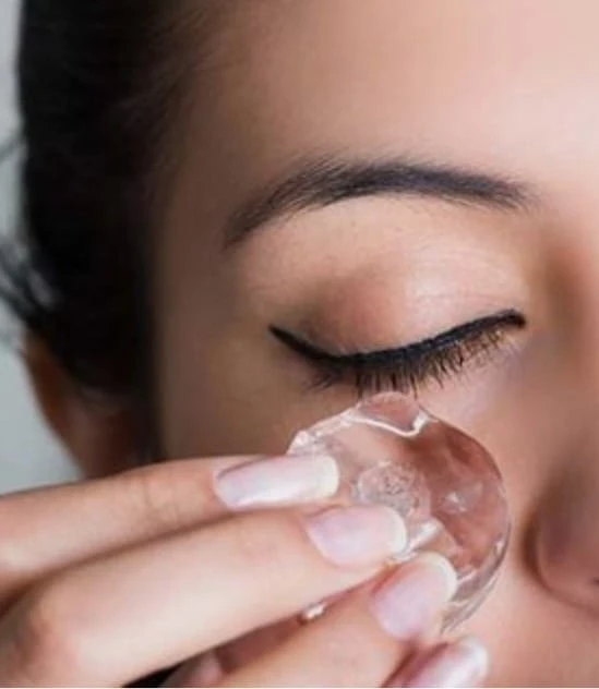 Is ice on the face really effective?