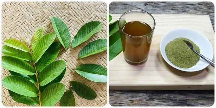 Wash your face with guava leaf water?