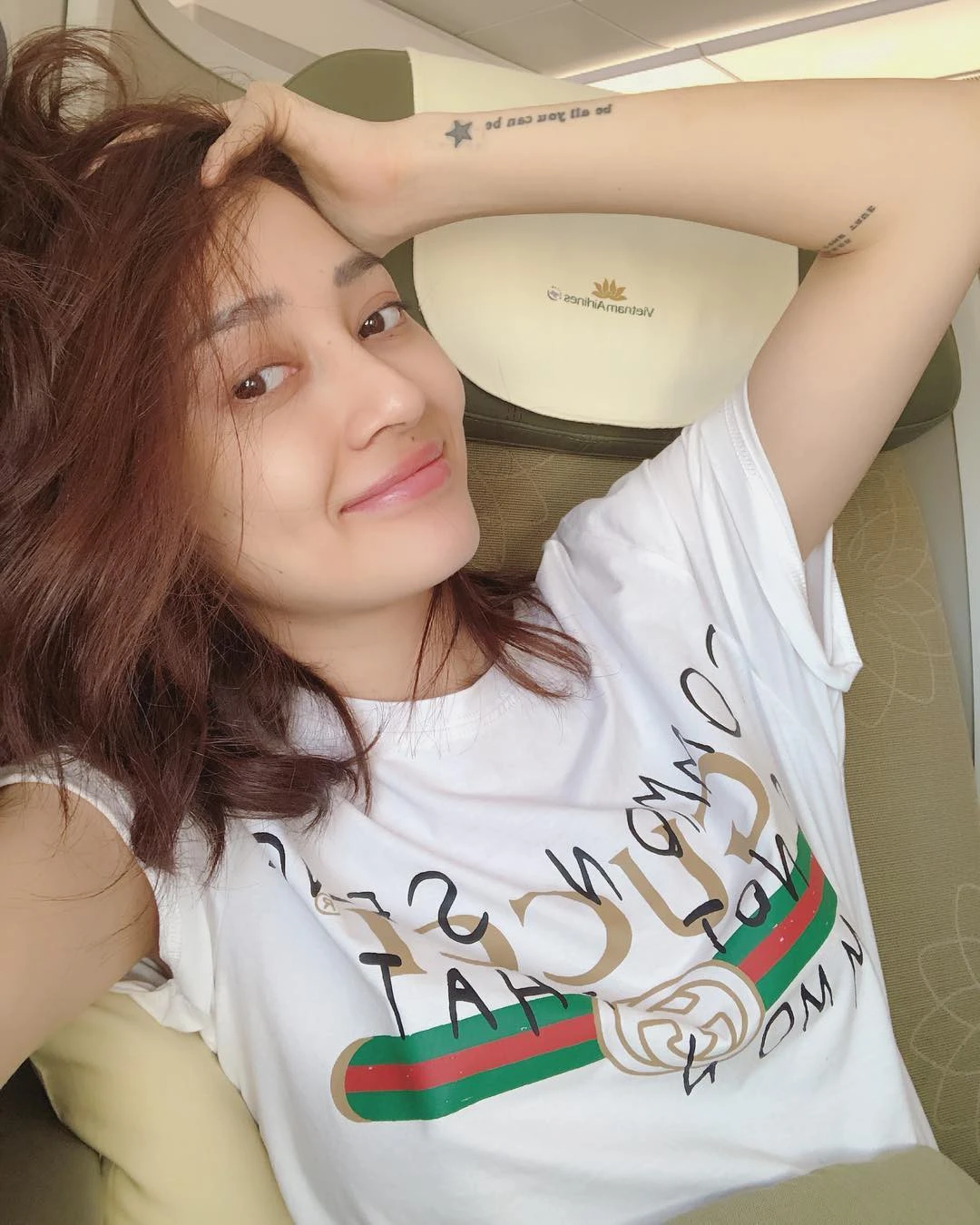 In just a few seconds, Bao Anh made the people absolutely satisfied with the shiny skin