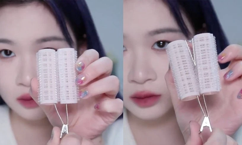 No need to bring heavy machines to travel, women can still do curly hair with 4 small things, only takes 10 minutes exactly only 10 minutes