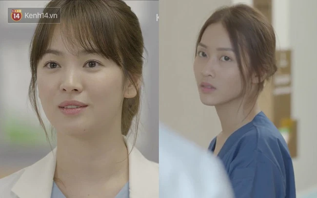 Descendants of the Sun: The peak of makeup "is not" as Song Hye Kyo and Kim Ji Won, Kha Ngan and Cao Thai Ha are the opposite