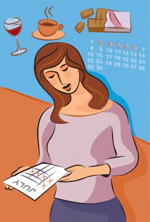 The harmful effects of eating lots of sweets to reduce dysmenorrhea