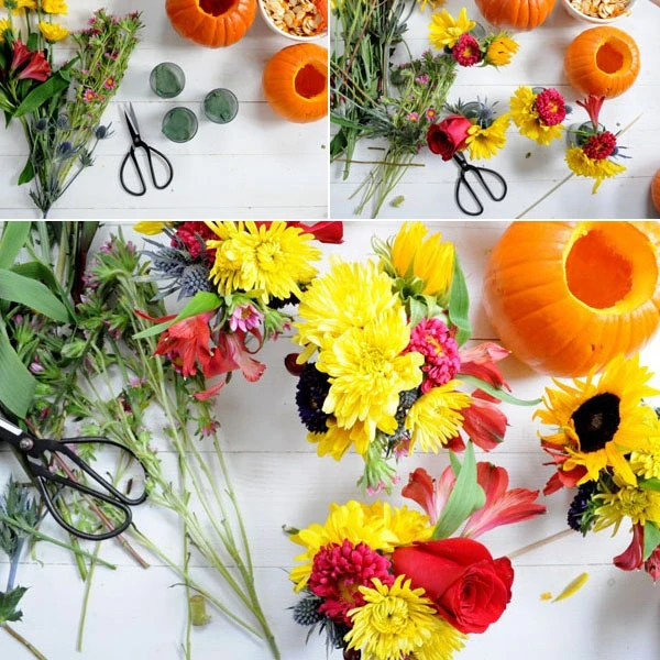 Suggestions for simple but unique flower arrangements for Halloween