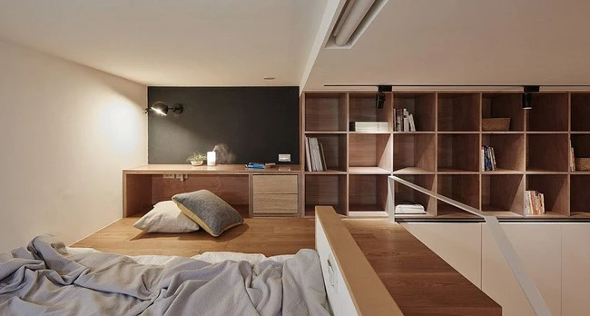 Where small house is, you can also design a beautiful bedroom