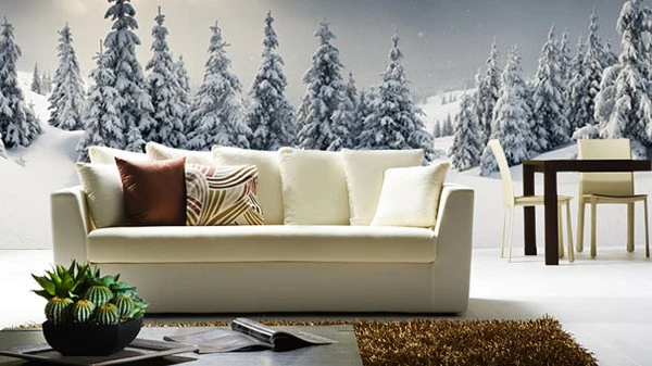 Beautiful home decoration with unique wallpaper