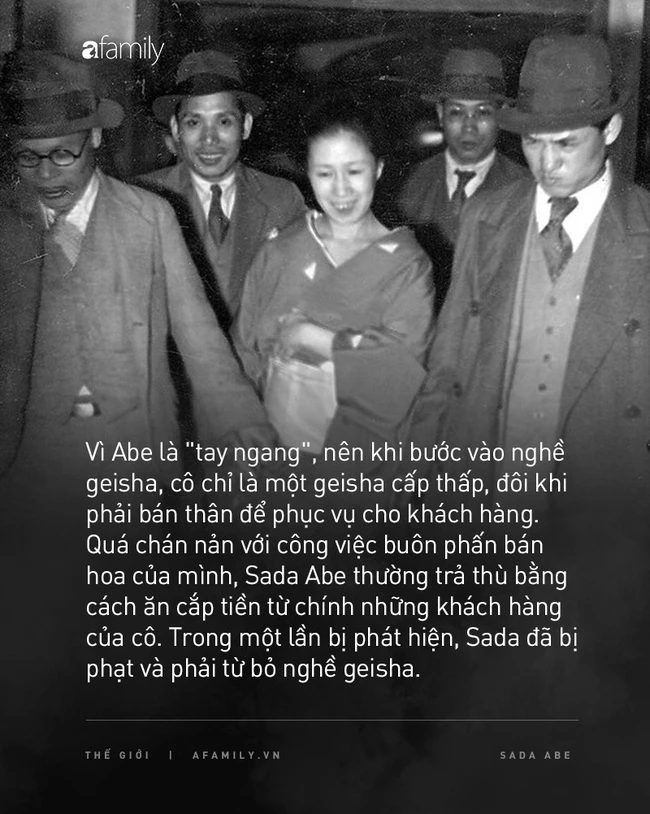 The life of the woman from Geisha became a prostitute: being raped at 14 years old and in a jealousy suddenly became a pervert murderer.