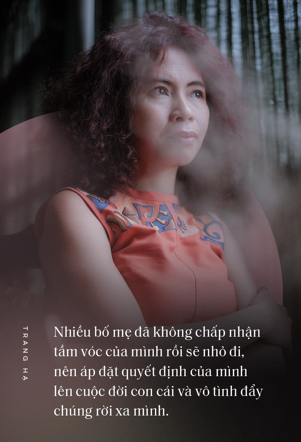 Trang Ha: "Thank you to the spoiled and disruptive children for helping you become an adult mother"