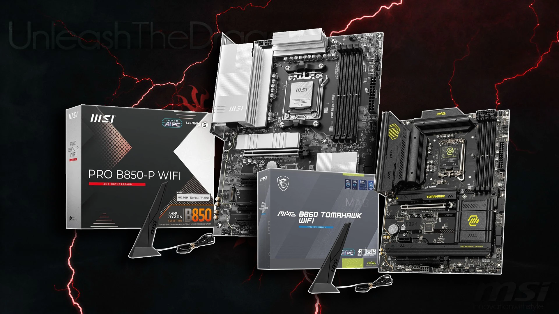 Một số bo mạch chủ MSI B860, B850, & B840 cho Intel và AMD CPU bị rò rỉ, đây là cách họ nhìn!
