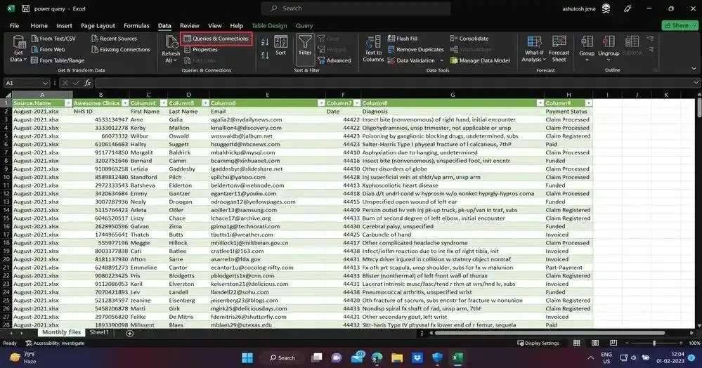 Cách sao chép và di chuyển Power Query trong Excel