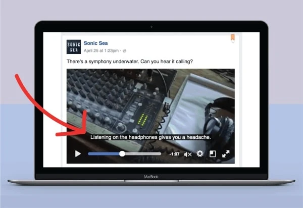 tắt dịch tự động video trên Facebook