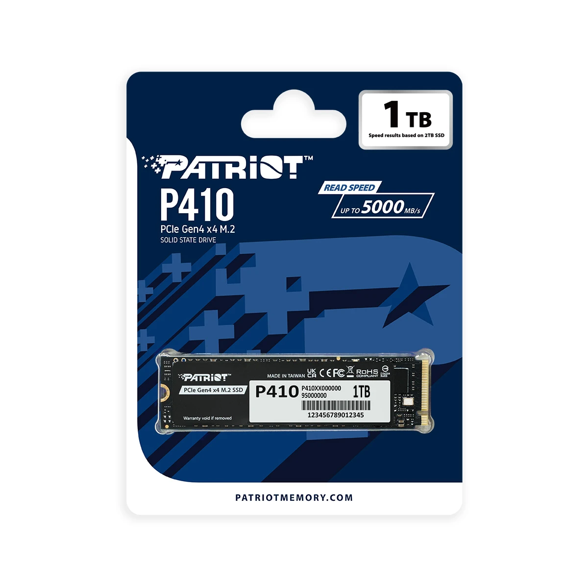 Ổ Cứng SSD Patriot P410 Gen4x4 M.2 2280 NVMe