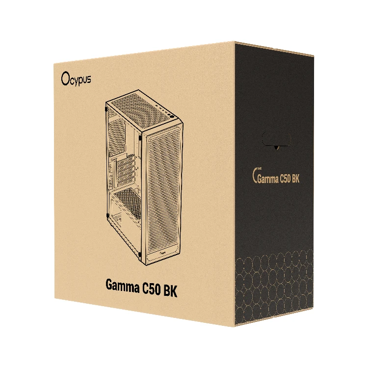 Vỏ Case Máy Tính Ocypus Gamma C50 BK