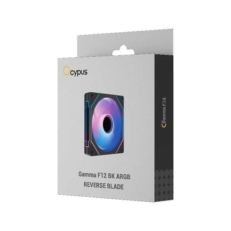 Quạt Tản Nhiệt Fan Case Ocypus Gamma F12 BK ARGB Reverse Blade