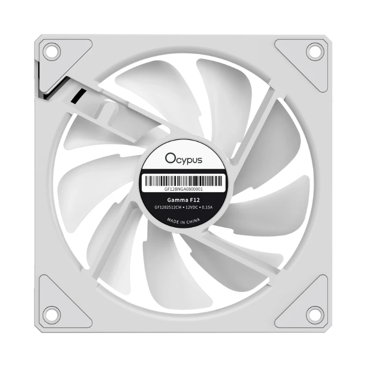 Quạt Tản Nhiệt Fan Case Ocypus Gamma F12 WH ARGB Reverse Blade