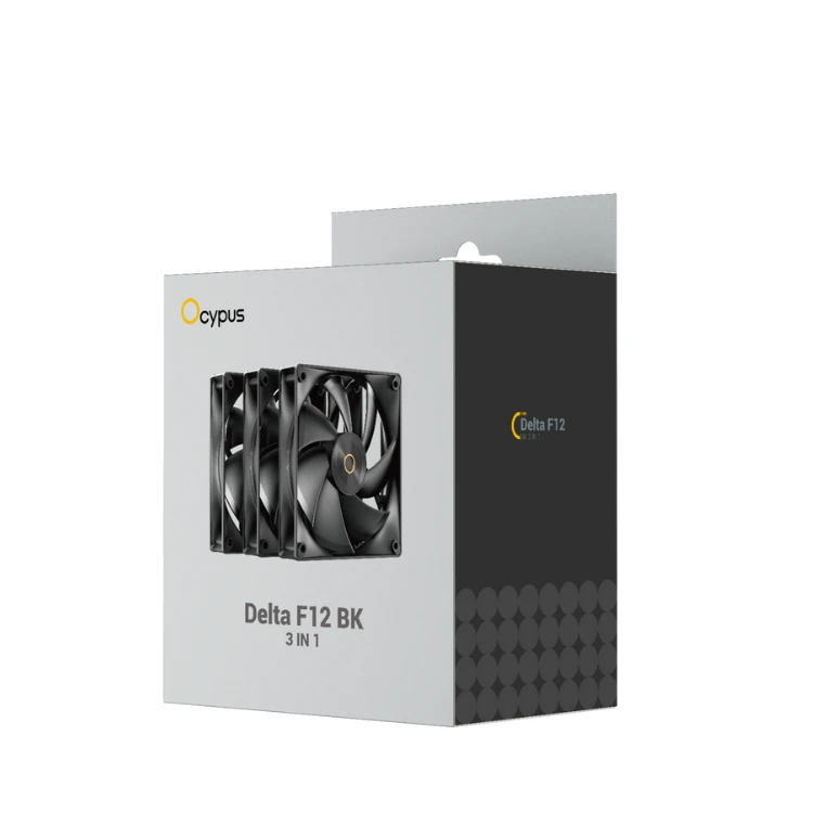 Quạt Tản Nhiệt Fan Case Ocypus Delta F12 BK 3IN1