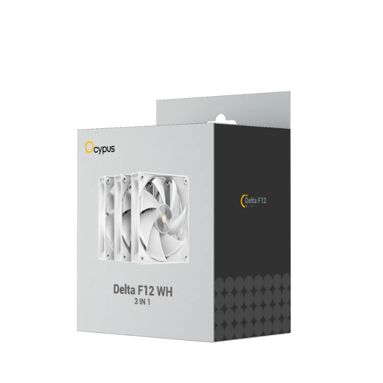 Quạt Tản Nhiệt Fan Case Ocypus Delta F12 WH 3IN1