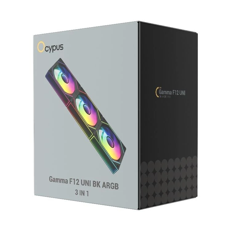 Quạt Tản Nhiệt Fan Case Ocypus Gamma F12 UNI BK ARGB 3 IN 1