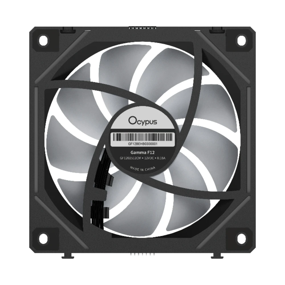 Quạt Tản Nhiệt Fan Case Ocypus Gamma F12 UNI BK ARGB REVERSE BLADE 3 IN 1