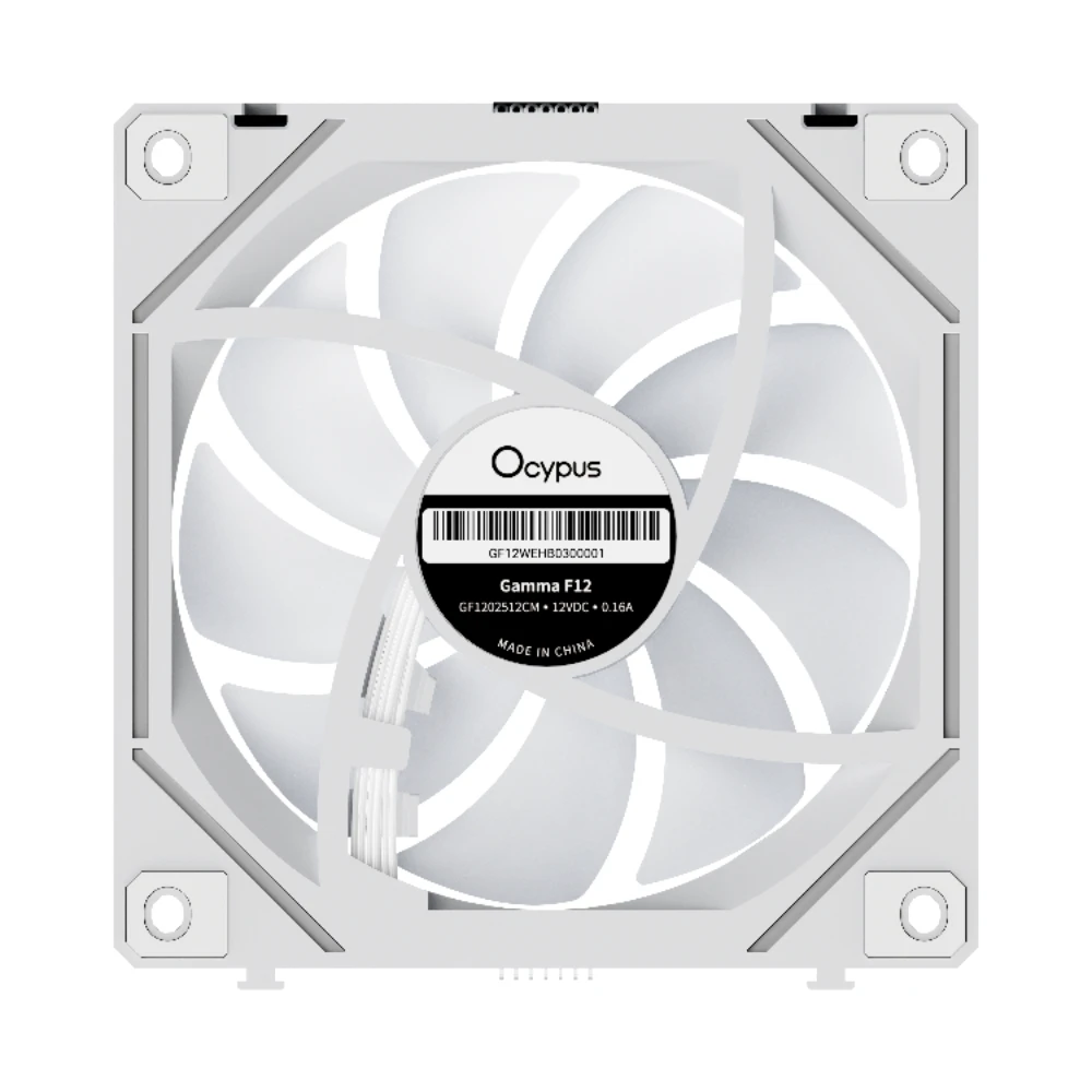 Quạt Tản Nhiệt Fan Case Ocypus Gamma F12 UNI WH ARGB REVERSE BLADE 3 IN 1