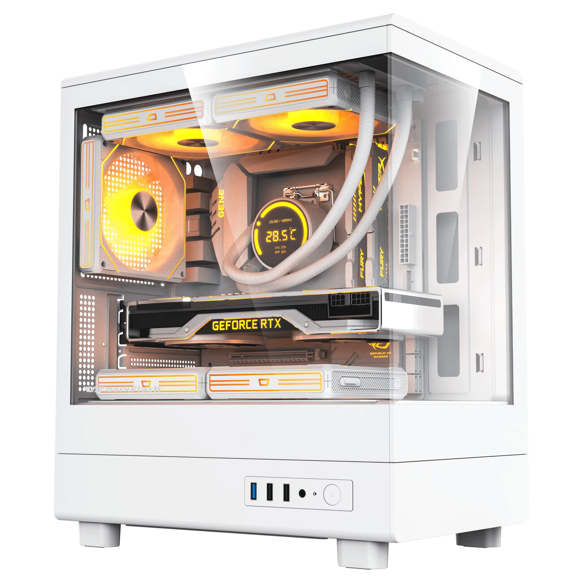 VỎ CASE MÁY TÍNH DARKFLASH DB330M (Full M-ATX)