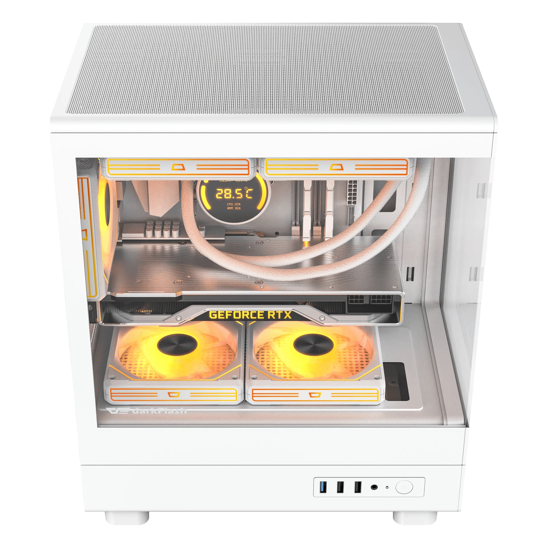 VỎ CASE MÁY TÍNH DARKFLASH DB330M (Full M-ATX)