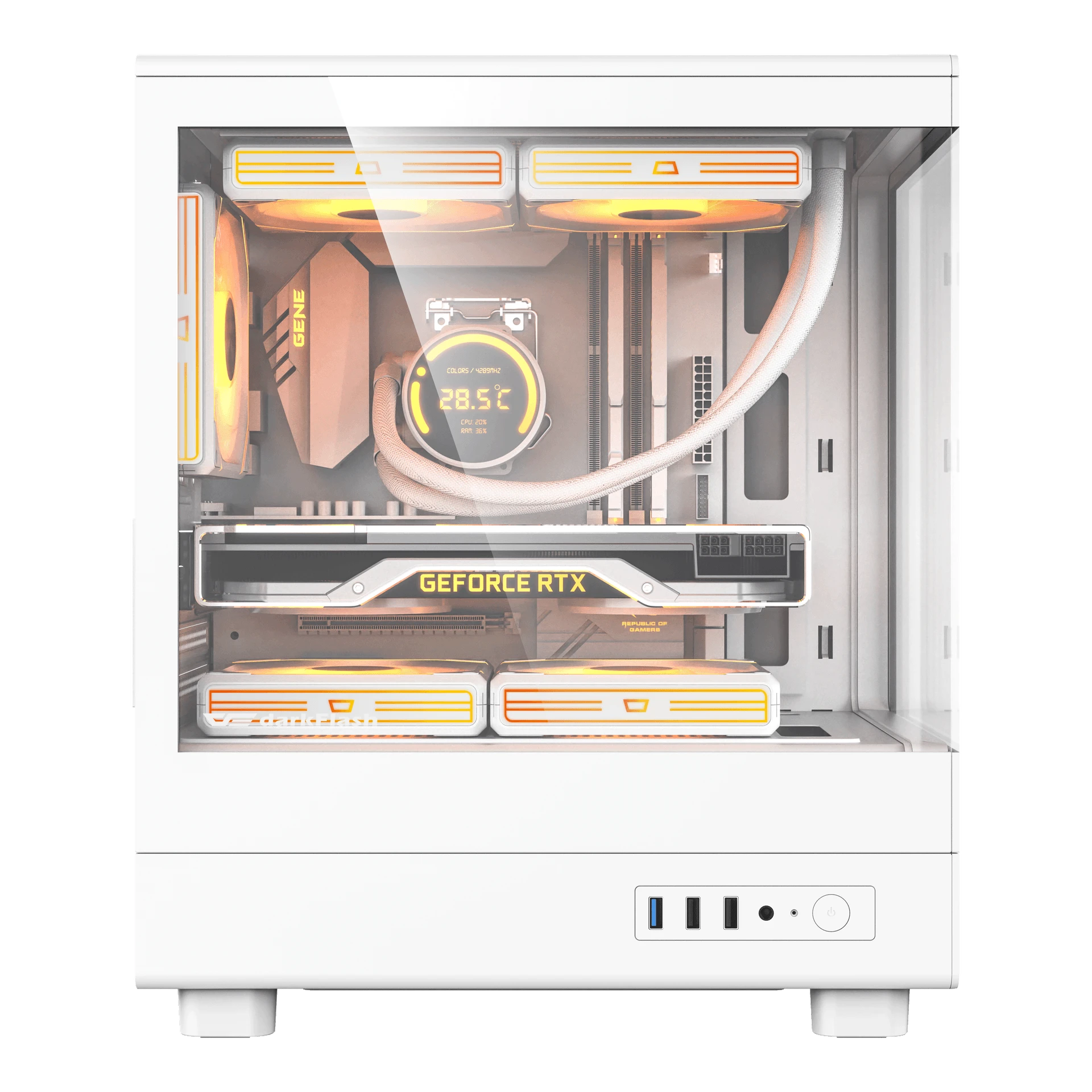 VỎ CASE MÁY TÍNH DARKFLASH DB330M (Full M-ATX)
