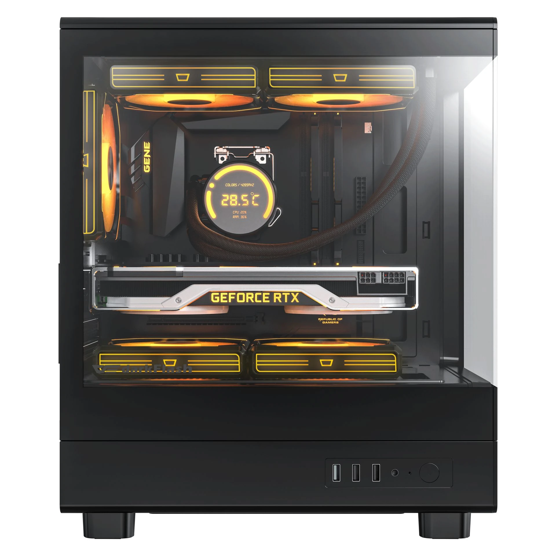VỎ CASE MÁY TÍNH DARKFLASH DB330M (Full M-ATX)