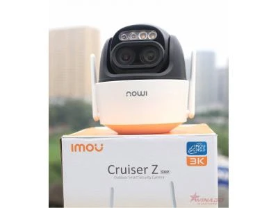 Camera Ngoài Trời Cruiser Z iMOU 3K 5MP Ống kính kép, Zoom xa tới 12X (IPC-S7DP-5M0WEZ)