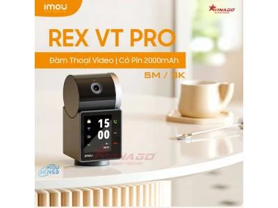 Camera Gọi Video 2 Chiều IMOU REX VT Pro 5M/3K Đàm Thoại Video, Có Pin 2000maH - IPC-S2VBP-5M0WR