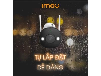 Camera IMOU Ngoài Trời BULLET 2E 5M chuẩn 3K - IPC-F32FP - Có Màu Ban Đêm