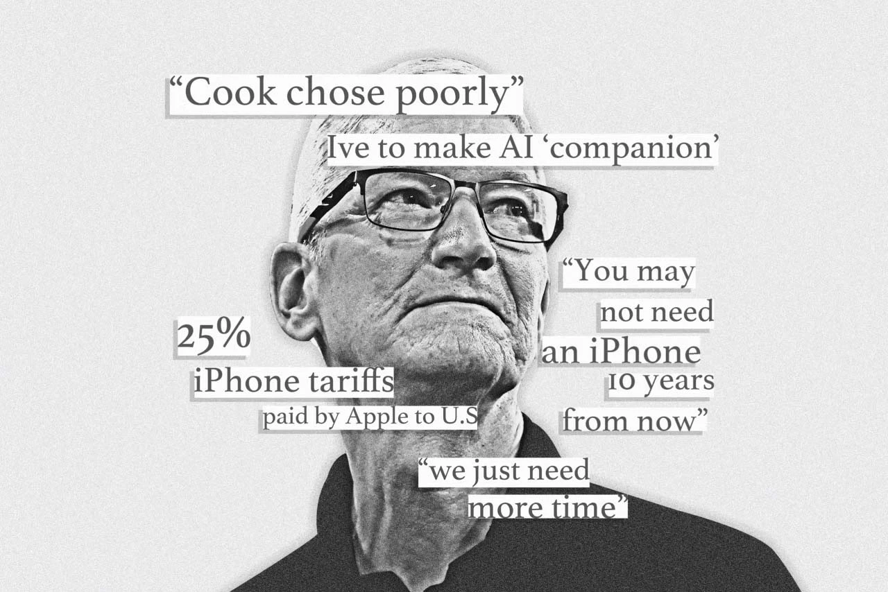 AI, thuế quan, phần mềm, dịch vụ: Năm 2025 của Tim Cook đang càng lúc càng trở nên tồi tệ