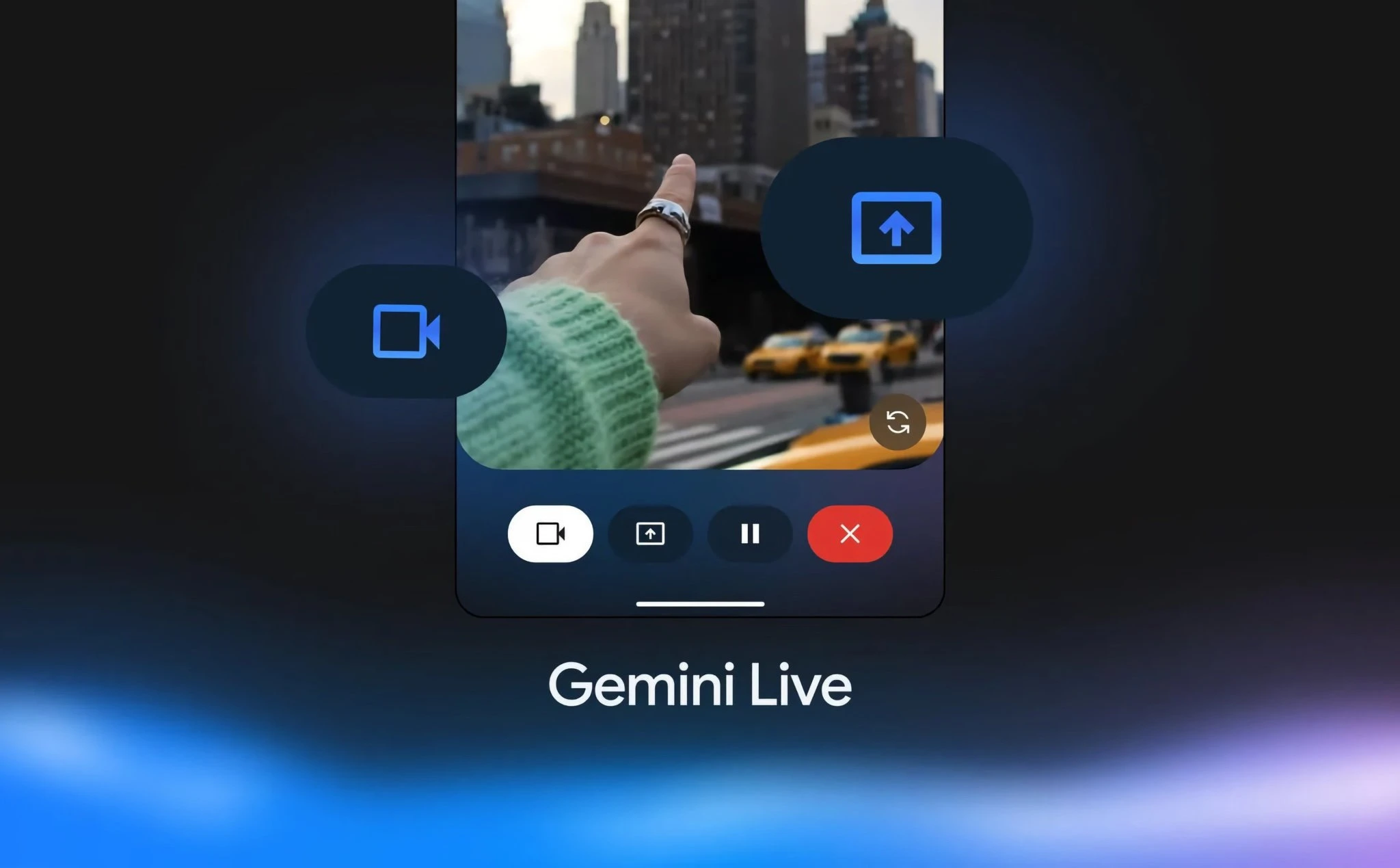 Gemini trên iOS sắp có tính năng Live View