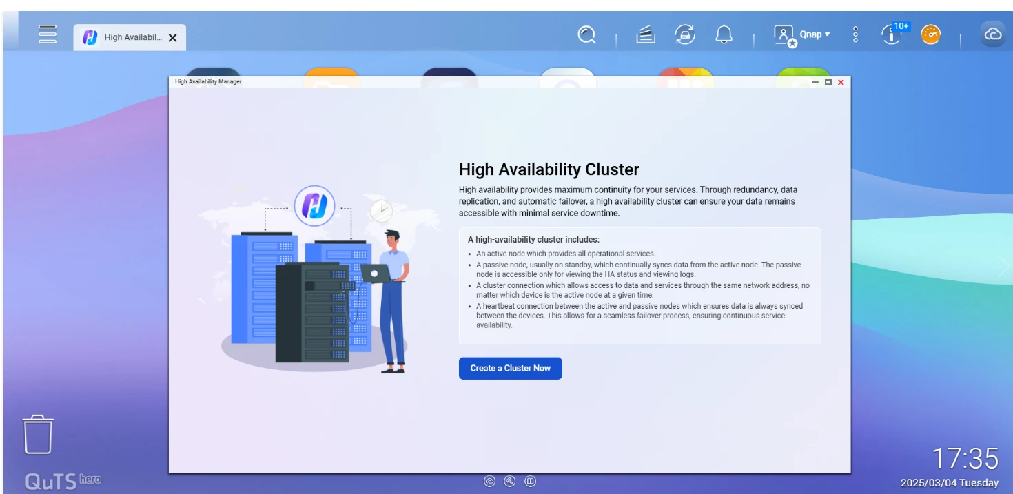 Hướng dẫn thiết lập High Availability cluster QNAP NAS