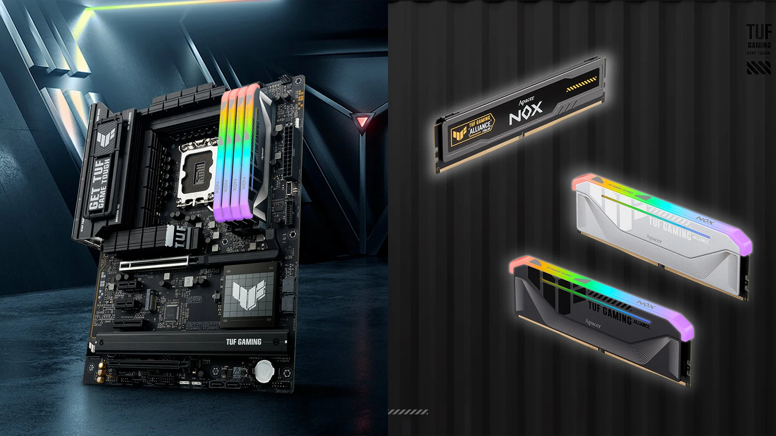 ASUS chứng nhận bộ nhớ Apacer NOx DDR5 cho TUF Gaming Z890-Plus Mobo
